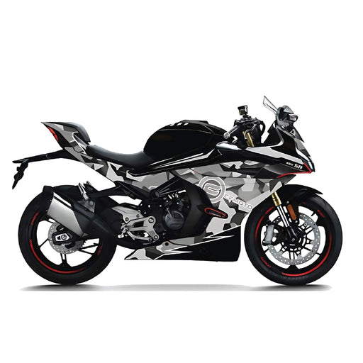 CF MOTO 450 SR / SS  Grey Camo Kit 2022-2024 Models Bikerz Kingdom