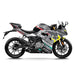 CF MOTO 250 / 300 SR Graphic Kit Racing Bull Logo Design Bikerz Kingdom