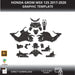 HONDA GROM MSX 125 2017-2020 Motorcycle 1:1 Vector Graphic Template Bikerz Kingdom