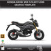 HONDA GROM MSX 125 2017-2020 Motorcycle 1:1 Vector Graphic Template Bikerz Kingdom