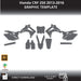 HONDA CRF 250 2013-2016 Motorcycle 1:1 Vector Graphic Template Bikerz Kingdom