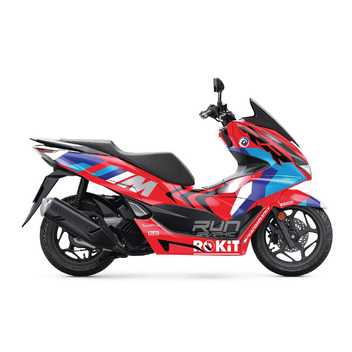 Honda PCX125 2025 MM Peformance Graphic Kit Full Decals