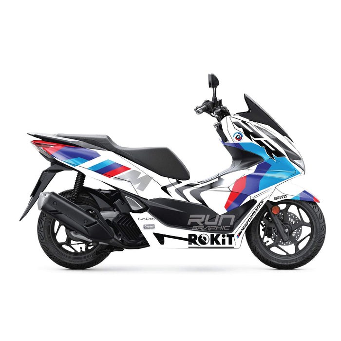 Honda PCX125 2025 MM Peformance Graphic Kit Full Decals