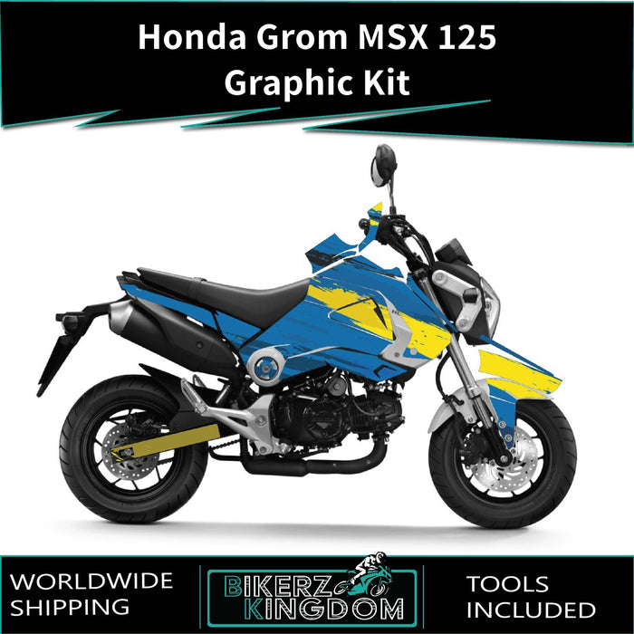 Honda Grom MSX 125 2013-2016 Graphic Kit Greens Decal Wrap
