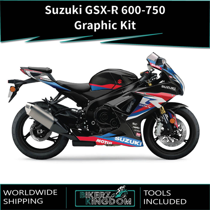 SUZUKI GSX-R 600 / 750 Graphic Kit fits GSX-R 600 2008-2024 Models