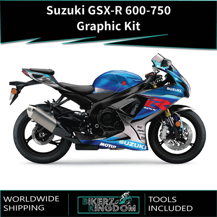 SUZUKI GSX-R 600 / 750 Graphic Kit fits GSX-R 600 2008-2024 Models