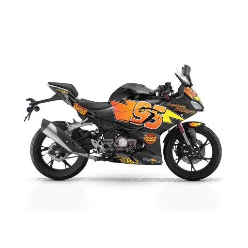 RKS SRK 125 R Graphic Kit 2023-2025 Lightning McQueen Design Bikerz Kingdom