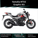YAMAHA MT03 Sun Rays Graphic Kit 2014-2024 Models Bikerz Kingdom