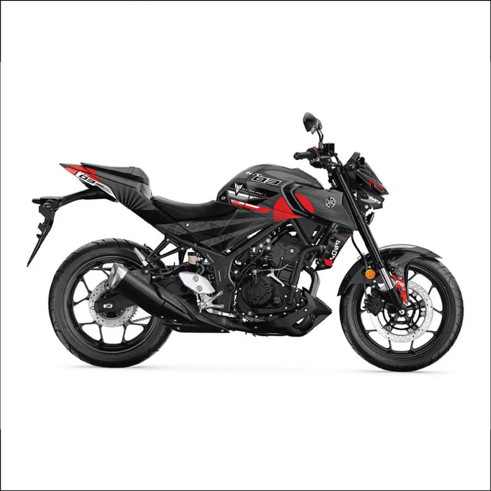 YAMAHA MT03 Sun Rays Graphic Kit 2014-2024 Models Bikerz Kingdom