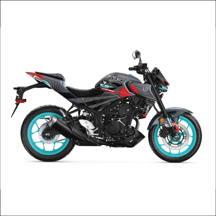 YAMAHA MT03 Sun Rays Graphic Kit 2014-2024 Models Bikerz Kingdom