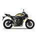 YAMAHA MT07 White and Yellow Graphic Kit 2014-2024 Bikerz Kingdom