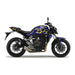 YAMAHA MT07 Funky Blue and Yellow Graphic Kit 2014-2024 Bikerz Kingdom