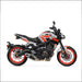 YAMAHA MT09 Light Grey Orange Graphic Kit 2014-2024 Bikerz Kingdom