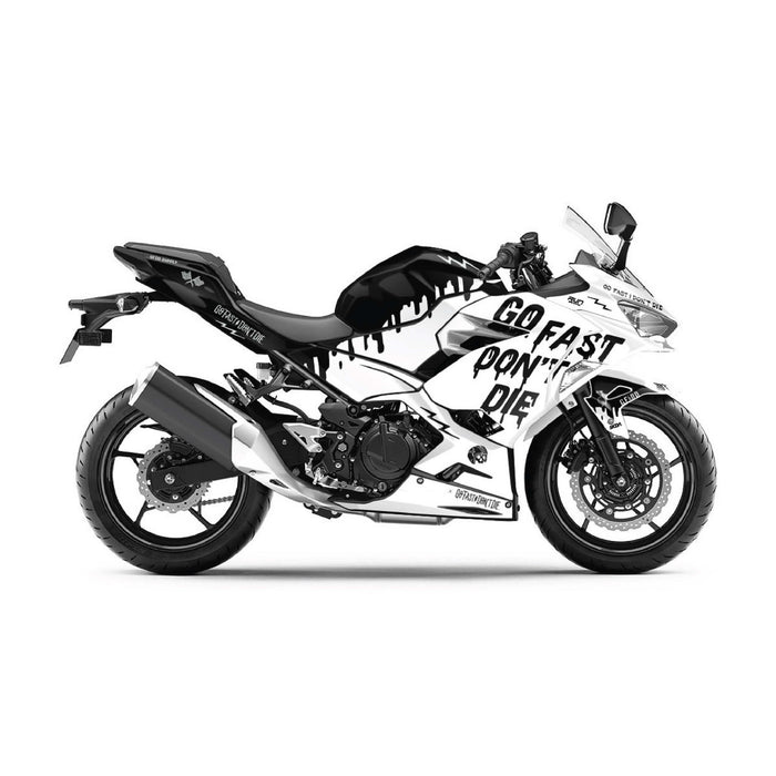 Kawasaki Ninja 400 2018-2024 Go Fast Dont Die Theme Graphic Kit