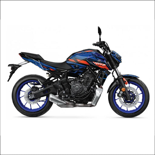 YAMAHA MT07 Graphics Kit 2021 - 2024 MT07 Decal Set Bikerz Kingdom