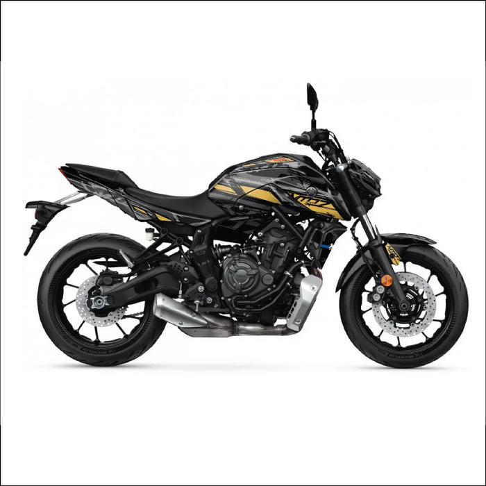 YAMAHA MT07 Graphics Kit 2021 - 2024 MT07 Decal Set Bikerz Kingdom