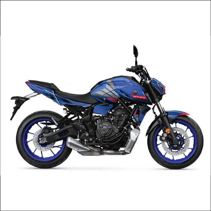 YAMAHA MT07 2021 - 2024 Graphic Kit |  Wings Design MT07 Decal Set Bikerz Kingdom