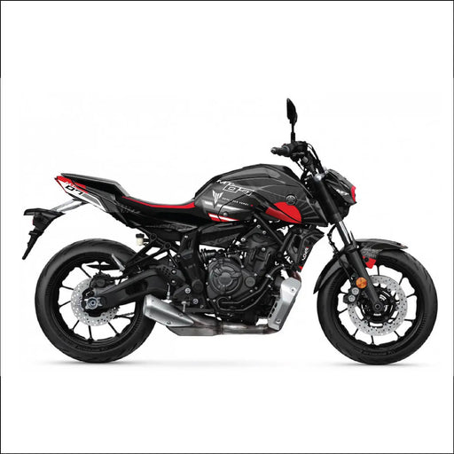 YAMAHA MT07 Graphics Kit 2021 - 2024 Sun Rays Design MT07 Decal Set Bikerz Kingdom