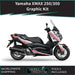 YAMAHA XMAX Lined Design Graphic Kit 2018-2020 Bikerz Kingdom