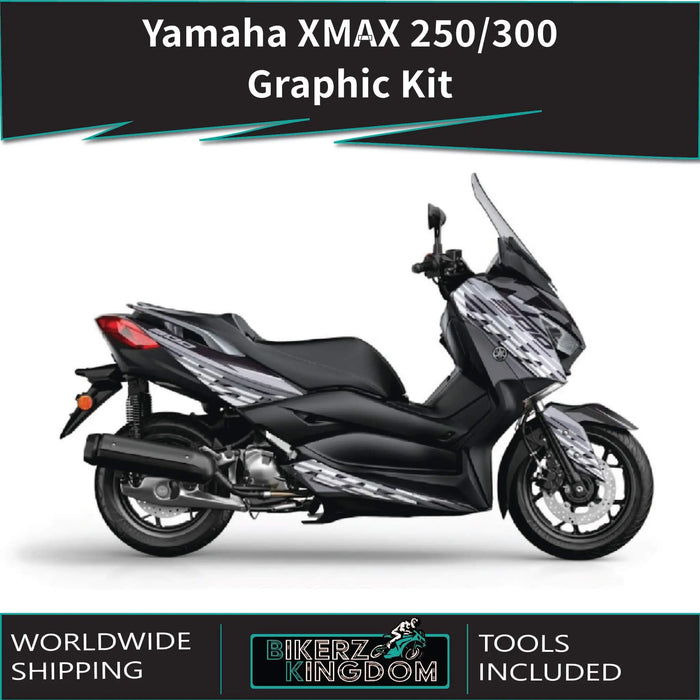 YAMAHA XMAX Lined Design Graphic Kit 2018-2020 Bikerz Kingdom