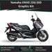 YAMAHA XMAX Lined Design Graphic Kit 2018-2020 Bikerz Kingdom
