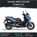 YAMAHA XMAX Lined Design Graphic Kit 2018-2020 Bikerz Kingdom
