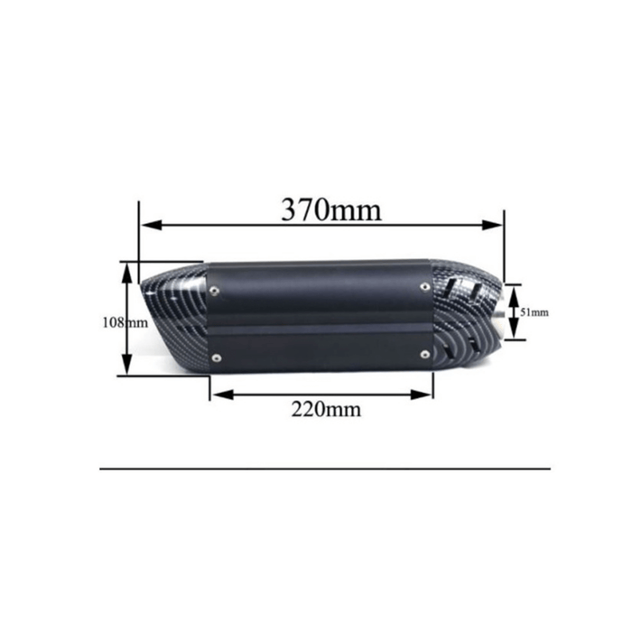 Bikerz Kingdom Black Titanium Performance Exhaust