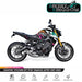 PREMIUM RANGE Yamaha MT09 Graffiti Graphic Kit fits 2017 - 2020 Bikerz Kingdom