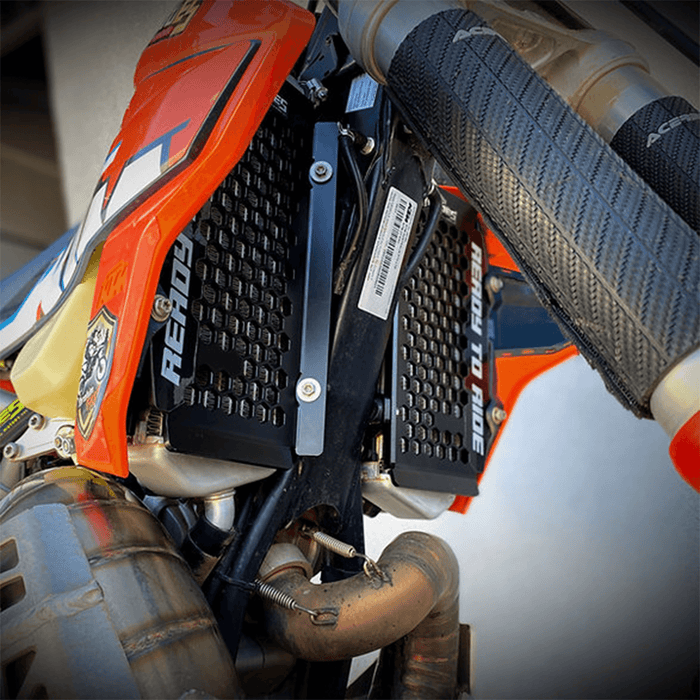 Durable Black Model Radiator Guard fits KTM 2020 -2025