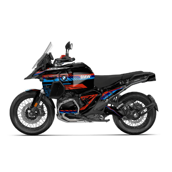 BMW GS 1300 2024 Adventure Graphics Kit Black Red  Colours Decal Set