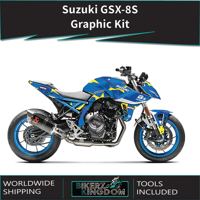 SUZUKİ GSX-8S Camo Graphic Kit 2023-2024 Models Bikerz Kingdom