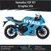 Yamaha YZF R7 Paint Splat Graphic Kit 2021-2025 Models Bikerz Kingdom