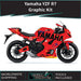 Yamaha YZF R7 Paint Splat Graphic Kit 2021-2025 Models Bikerz Kingdom