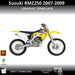 Suzuki RMZ250 2007-2009 Motorcycle 1:1 Vector Graphic Template Bikerz Kingdom