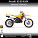 Suzuki RMX 1993-1995 Motorcycle 1:1 Vector Graphic Template Bikerz Kingdom