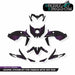 PREMIUM RANGE Yamaha MT09 Purple Graphic Kit fits 2017 - 2020 Bikerz Kingdom