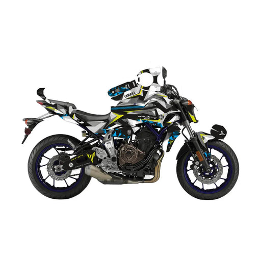 Yamaha MT07 Camo Bright Graphic Kit fits 2014 - 2017 Bikerz Kingdom