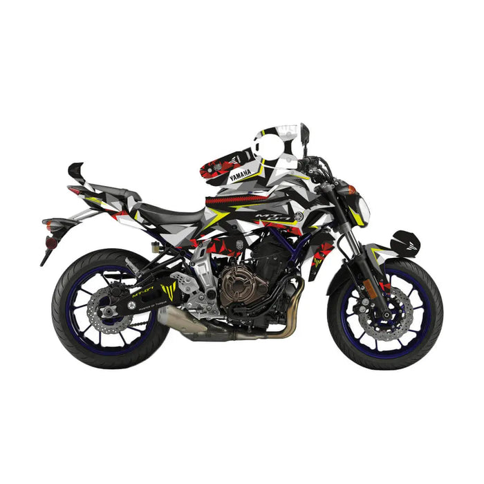 Yamaha MT07 Camo Bright Graphic Kit fits 2014 - 2017 Bikerz Kingdom