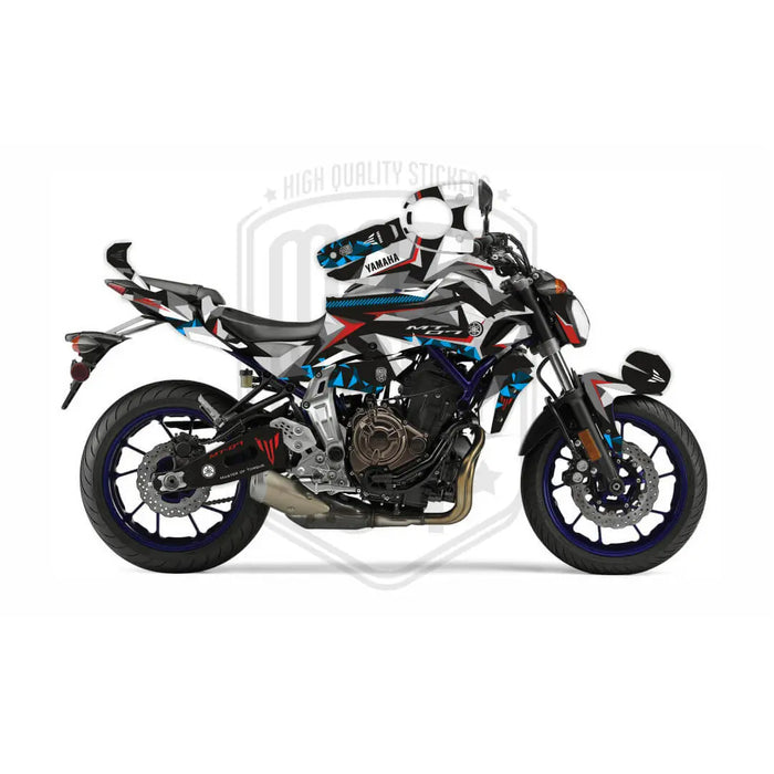 Yamaha MT07 Camo Bright Graphic Kit fits 2014 - 2017 Bikerz Kingdom