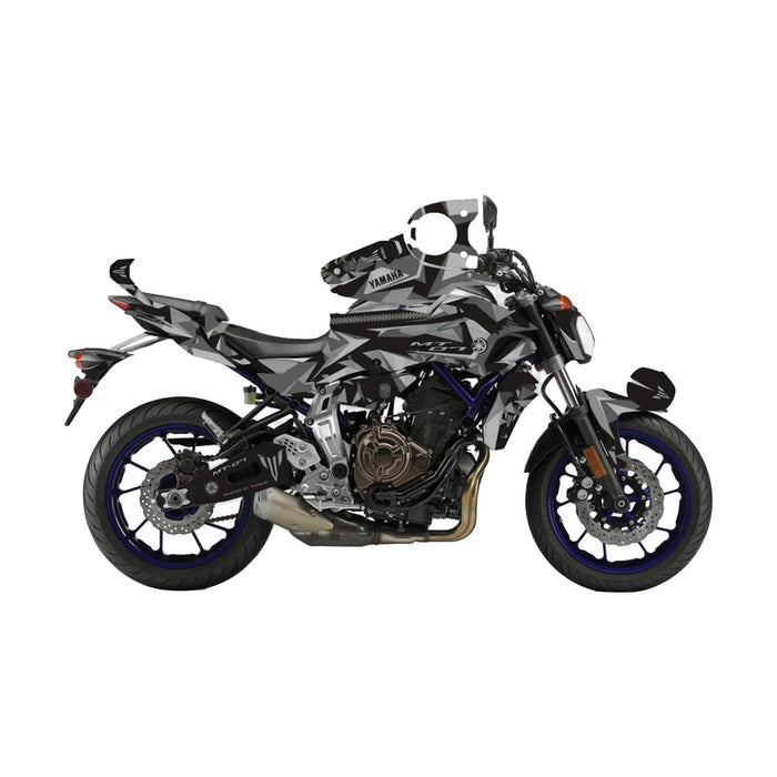 Yamaha MT07 Camo Bright Graphic Kit fits 2014 - 2017 Bikerz Kingdom