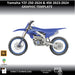 Yamaha YZF 250 2024 & 450 2023-2024 1:1 Vector Graphic Template Bikerz Kingdom