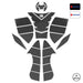 GripPatch 6D Gel Carbon Look Full Bike Protection Kit grippatch