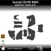 Suzuki RMX 1993-1995 Motorcycle 1:1 Vector Graphic Template Bikerz Kingdom