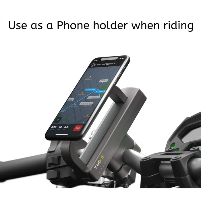 2 in 1 Motorcycle Phone Holder and Helmet Lock System Universal and Durable Bikerz Kingdom