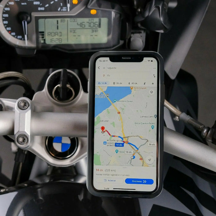 2 in 1 Motorcycle Phone Holder and Helmet Lock System Universal and Durable Bikerz Kingdom