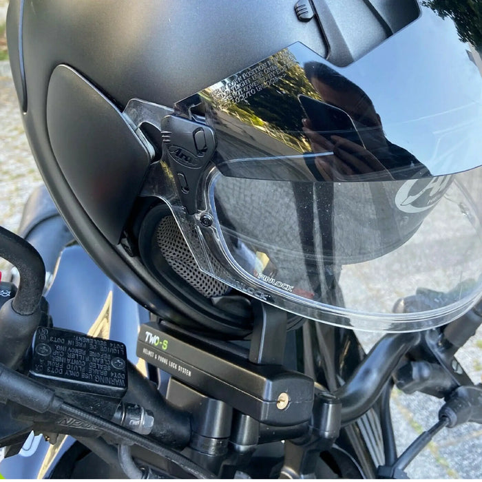 2 in 1 Motorcycle Phone Holder and Helmet Lock System Universal and Durable Bikerz Kingdom