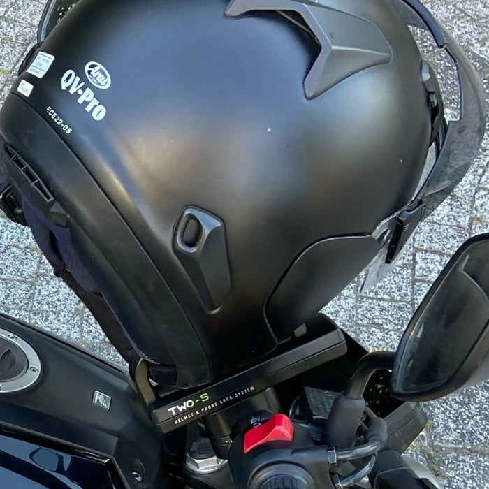 2 in 1 Motorcycle Phone Holder and Helmet Lock System Universal and Durable Bikerz Kingdom
