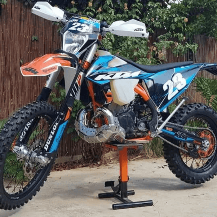 Bash / Skid Plate With Pipe Guard fits KTM 2020 - 2023 2T 250/300