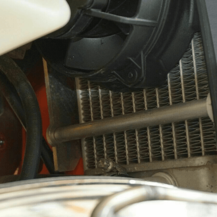 Chrome KTM Radiator Guard fits Models 2020 -2025