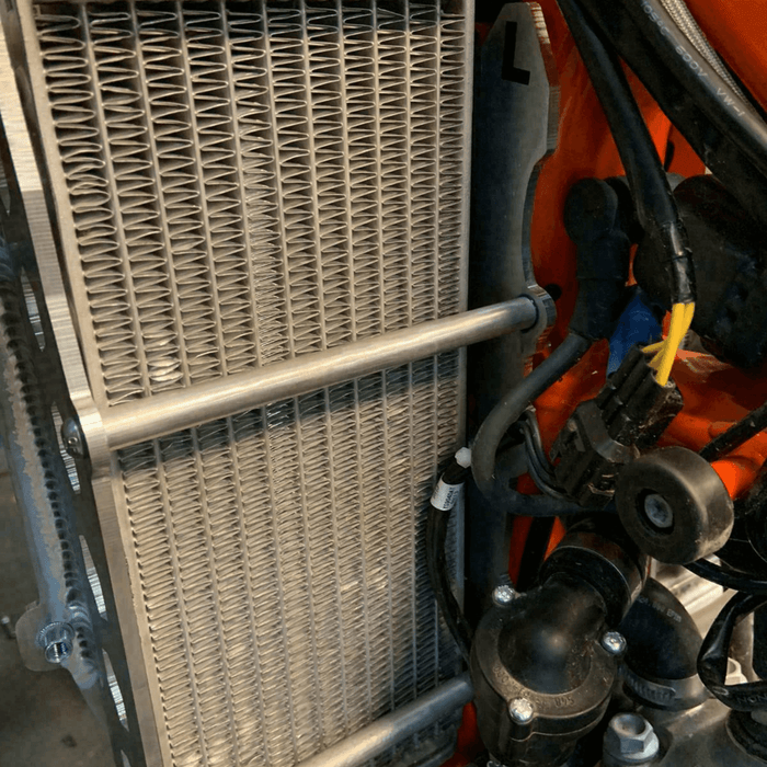 Chrome KTM Radiator Guard fits Models 2020 -2025